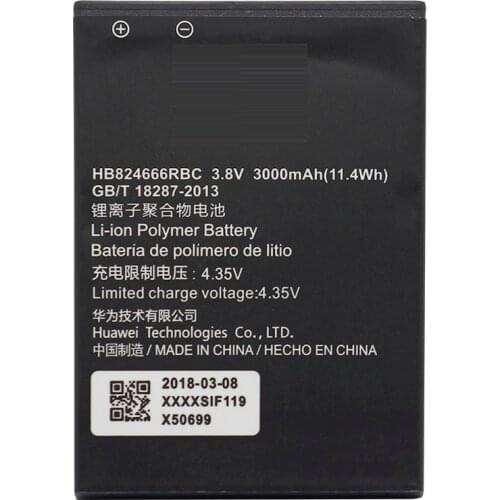 Replacement Phone Battery HB824666RBC For Huawei E5577 E5577Bs-937 3000mAh
