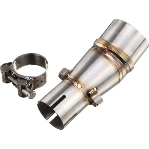 Motorcycle Exhaust Middle Pipe Muffler Link Escape Exhaust Adapter For Kawasaki Z250 Ninja 250 300 2013-2016 250CC 300CC Z300