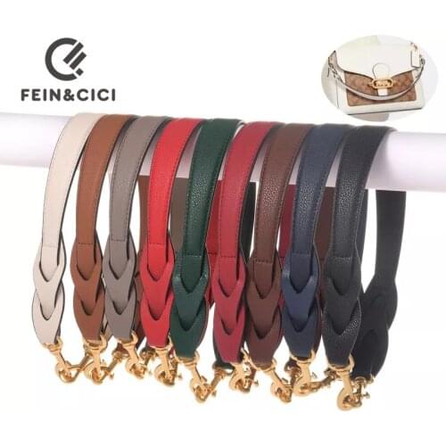 Bag strap totes underarm shoulder bag belt genuine cowskin leather bags parts accessories 2020 new