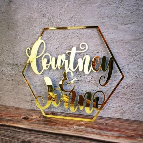 Custom wedding sign Hoop,Photo Prop Wall Sign For Bride & Groom Personalized Wedding Sign Hoop Style Name Acrylic Decor,Receptio