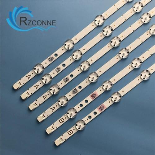 LED Backlight strip 7 lamp For VESTEL 49'' UHD DRT VNB A-TYPE B-TYPE 49U6663DB 49U5863DB VES490QNDL-2D-U11 SVV490A64_Rev00_A