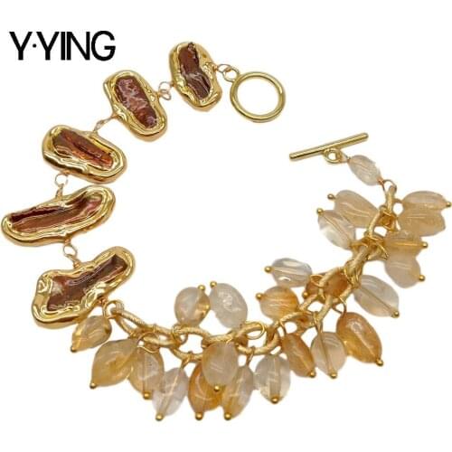 Y.YING Yellow Bracelets