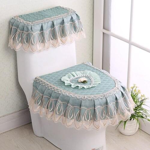 Set of 3 Home Decor Winter Warm Toilet Seat Cover Household Bathroom Seat Toilet Accessories