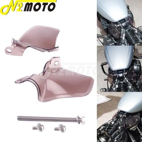 1 Pair Motorcycle ABS Plastic Heat Deflector Shield Air Heat Deflector For Harley Softail Street Fat Bob FXBB Guide 2018-2020