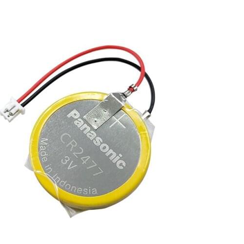 4pcs/lot Panasonic CR2477 3V CR 2477 High Performance High Temperature Resistant Button Coin Battery Cell Batteries with plug