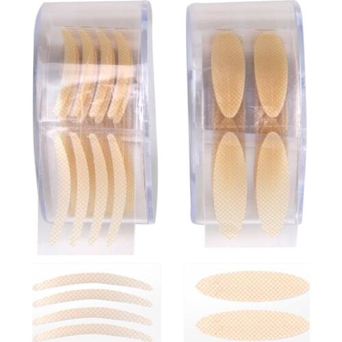 600 Stickers/roll Fiber Invisible Double Side Adhesive Heart-shaped Eyelid makeup Stickers Transparent Double Eyelid Tapes Tool