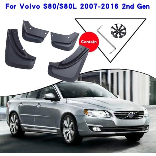 Car Fender Accessories For Volvo S80 S80L 2007-2016 Mudguards Splash Guards Fender Mudflaps Car Fender Mud Flaps Car Fender