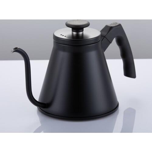 Free shipping stainless steel temperature control kettle hand-brewed coffee pot thermometer hot water bottles