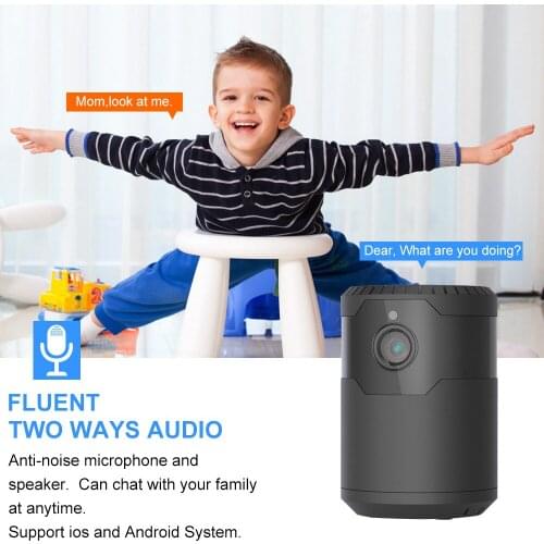 New 1080P Wireless Mini Wifi Camera Ip Camera HD Motion Detection Two Way Audio Low Power Home Security V380 Battery Camera