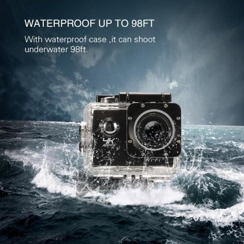 HD Action Camera Waterproof Camera 2.0 Inch motorcycle helmet camera HD Extreme Sports DV Camera Novice Accessories