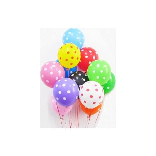 Hot 20pcs 2.8g Round Helium Quality 12inch" Polka dot latex balloons globos party Birthday presents balloon wedding Decorations