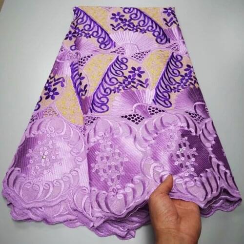 Cotton Nigerian Lace Fabric High Quality Lace 2021 Swiss Voile Lace Fabric African Dry Lace For Wedding