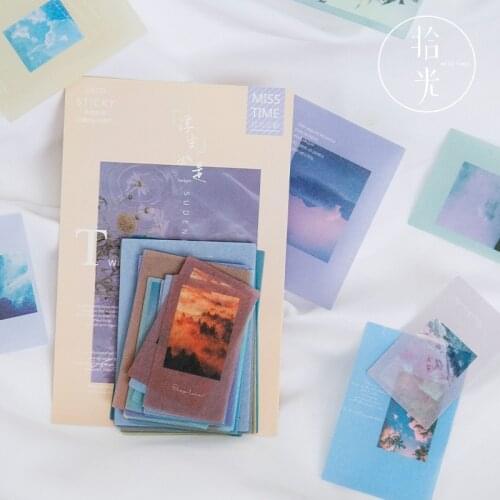 40pcs/Bag Pretty Stationery Book Label Paper Stickers DIY Scrapbooking Diary Handmade Decoration Craft Household Supplies