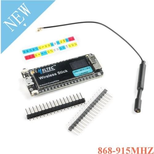 868/915MHz ESP32 LoRa Development Board Module SX1276 LoRaWAN Protocol WIFI BLE OLED Display with Antenna For Arduino