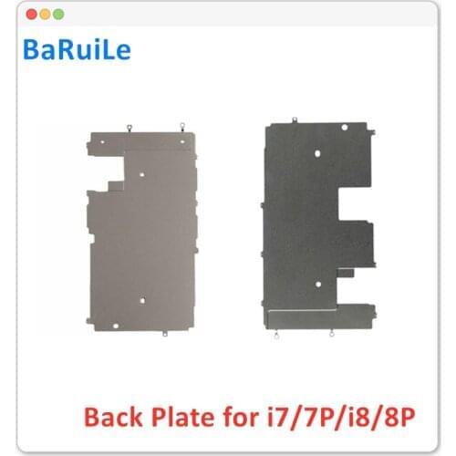 BaRuiLe 10pcs BackPlate Shield for iPhone 7 8 Plus X XR LCD Metal Back Plate Parts for iphone 7G 8P 4.7" 5.5"