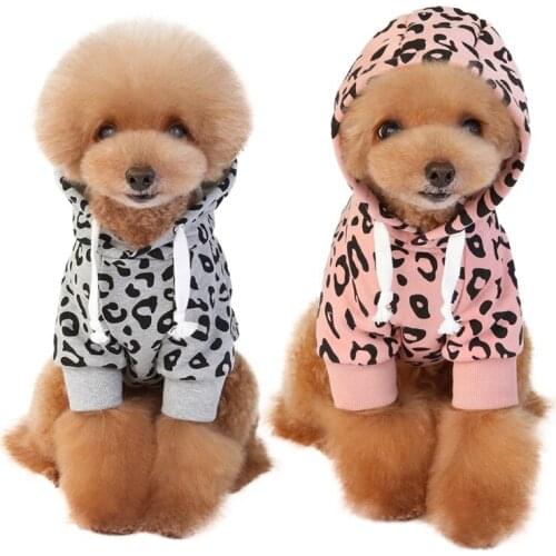 Fashion Pet Dog Hooded Fleece Winter Clothes Puppy Warm Coat Jacket Costume For Small Dogs Cats Chihuahua Pug Jumpsuit Clothes