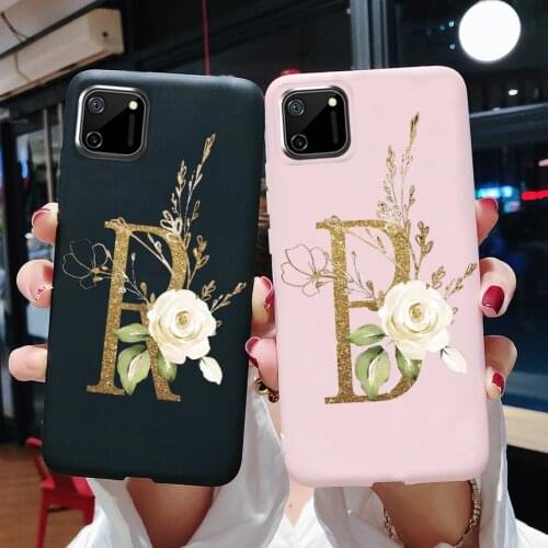 Soft Letter Case For Realme C11 Case Silicone Protector Back Cover TPU Phone Case For OPPO Realme C11 Coque RealmeC11 C 11 Cases