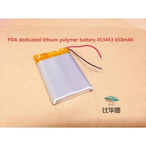 Factory direct audio / tachograph / PDA dedicated tablet battery 453443 650mAh