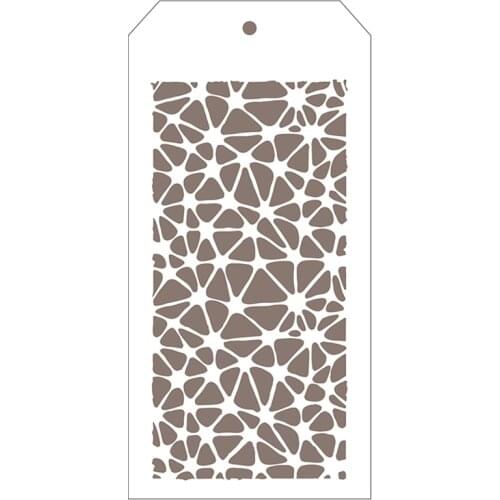 2021 New Tag Plastic Stencil For DIY Craft Making Stripe Background Scrapbooking Card Album No Metal Cutting Dies and Stamps Set