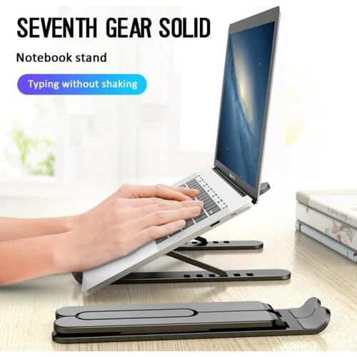 Portable Laptop Stand Foldable Support Base Notebook Stand Holder For Macbook Pro Air HP Lapdesk Computer Cooling Bracket Riser
