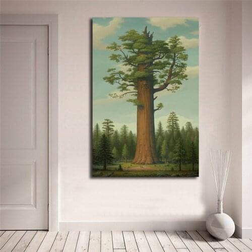 Mark Ryden General Sherman Tree Of Life Wall Art Canvas Posters Prints Painting Wall Pictures For Office Bedroom Home Decor HD