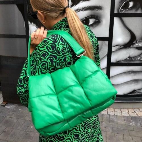 Casual Quilted Large Capacity Tote Shoulder shopper Bags Designer top-handle bags Handbags Down Cotton Crossbody Bag Female