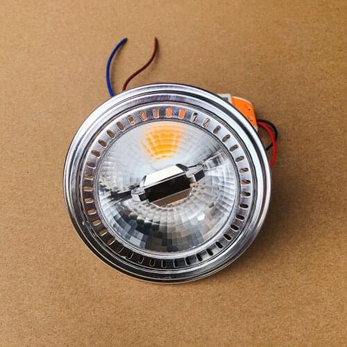 1pcs 15W COB LED Spotlight AR111 QR111 Dimmable G53 LED Downlights AR111 Recessed Ceiling Bulb Lamps Spotlight AC110V 220V DC12V