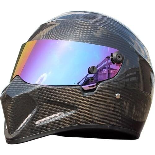Carbon fiber ATV-4 TOP Gear StarWars Simpson Stickers Model Motorcycle helmet Racing Moto Full Face Helmets casco capacete
