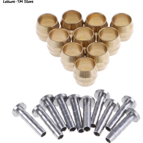 10 Set BH90 Bike Brake Hose Hydraulic Disc Brake Olive Connect Insert For Shimano BH90 BH59 Hydraulic Disc Brake Cable