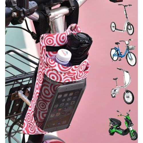 1 PC Waterproof Cycling Front Storage Bicycle Bag Mobile Phone Holder Bike Basket Motorcycle Accessories Electric Vehicle Parts