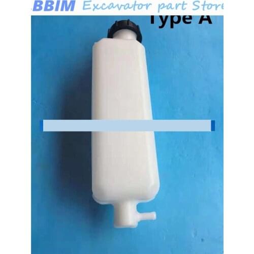 For Volvo EC55/60/80 auxiliary water tank auxiliary kettle spare small kettle expansion kettle Excavator accessories
