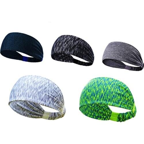 2021 Elastic Yoga Sport Headband Running Hair Band Turban Outdoor Gym Sweatband Sport Fitness Bandage Fashion Women/Men