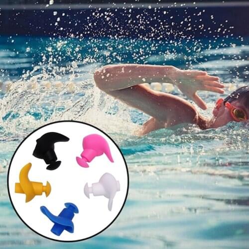 5 Pair Soft Silicone Ear Plugs Environmental Waterproof Dust-Proof Earplugs Diving Water Sports Swimming Accessories