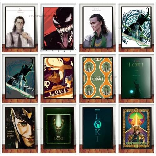 5d Diy Diamond Painting Marvel Hot Movie Loki Poster Pop Protagonist Tom Diamond Mosaic Embroidery Cross Stitch Home Decor Gift
