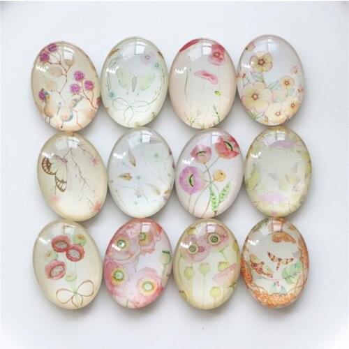 Free shipping (12pcs/lot)Various Flowers Crystal Glass Fridge Magnet Magnetic Message Stickers Home/Kitchen Decor Party Gift