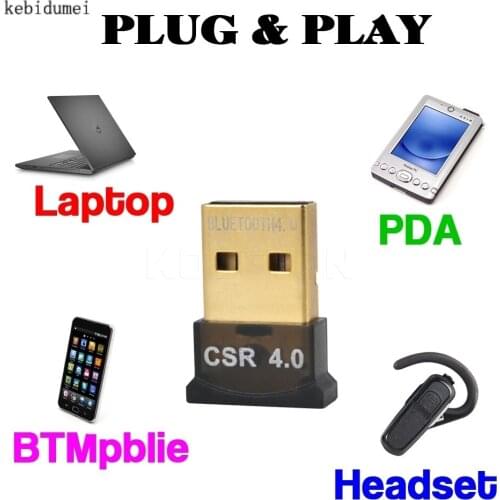 Wireless USB Bluetooth Adapter V4.0 Bluetooth Dongle Music Sound Receiver Adaptador Bluetooth Transmitter For Computer PC Laptop