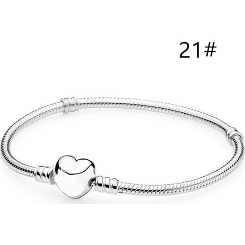 Copper Plating Snake Chain Bracelet For Women And Men Attractive Beads Jewelry Gifts White Silver Bracelet