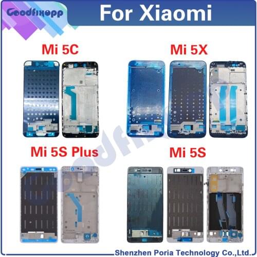 For Xiaomi Mi 5C 5S 5S Plus A1 5X MDG2 MDI2 Media Case Front Frame Screen Frame Middle Bezel Frame For Xiaomi Mi5C Mi5S Mi5X