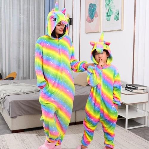 Children Cute Unicorn Pajamas Kids Baby Animal Overalls Jumpsuit Cartoon Onesies Sleepwear Boys Girls Cosplay Pyjamas Pijamas