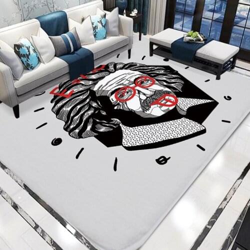 Funny Character Carpet Modern Anti-Slip Mats Cartoons Indoor Decoration Doormat Carpet Pad Outdoor Kitchen Home 40x60cm Mat Rug