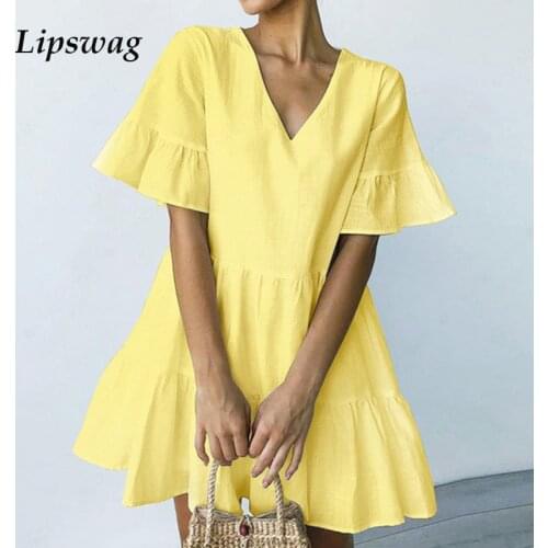 Простые летние платья Lipswag China At AliExpress