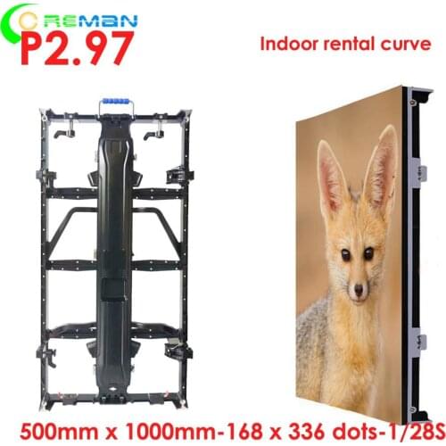 Small stage big stage live video show led display video wall p2.9, Arched curve convex 360 degree 180 degree 90 degree led panel