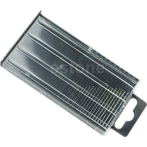 New 20Pcs Tiny Micro HSS Twist Drill Bit Set 0.3mm-1.6mm Model Craft With Case H02