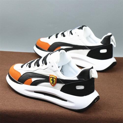 New mens sports shoes high quality non-slip lightweight breathable mens shoes high-top casual shoes
