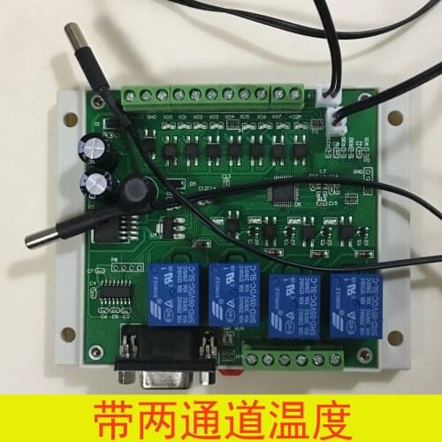 PLC industrial control board FX2N-12MR ntc, temperature controller fx2n support text