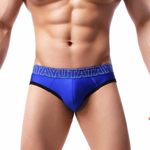 Sexy Mens Brief Breathable Ultra Thin Smooth Ice-Silk Brief Summer Brief Backless Underwear Ropa Interior Hombre