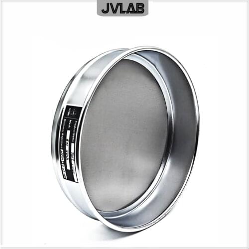 Standard Laboratory Test Sieve Sampling Inspection Pharmacopeia Sieve 304 SUS Filter Mesh Chroming Frame R20cm Aperture 0.015mm