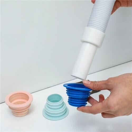 Sealing Plug Silicone Sewer Pipe Deodorization Ring Washer Deodorant Telescopic Tank Sewer Pest Control Drain Seal Ring