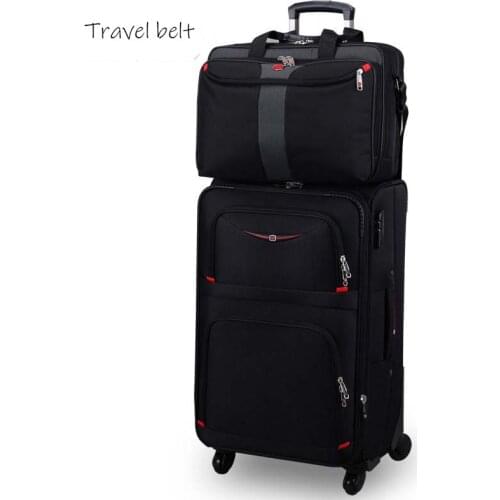 High quality Resistance to falling Wear resistant waterproof 28 inch Rolling Luggage Sets Spinner Men Business Suitcase