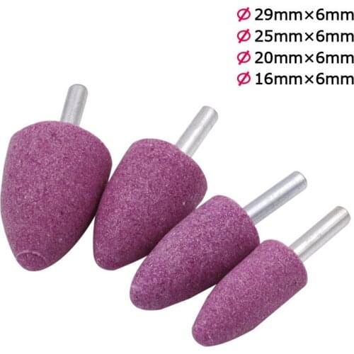 1pcs 6mm Shank Abrasive Mounted Stone Cylindrical For Dremel Rotary Tools Grinding Wheel Head Polishing Metal Wood Tool